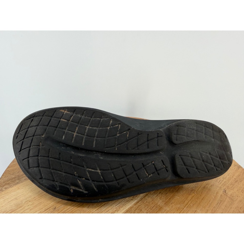 OOFOS OOriginal Sport Black Metallic Iridescent Recovery Flip Flops Womens 9 - Picture 8 of 9